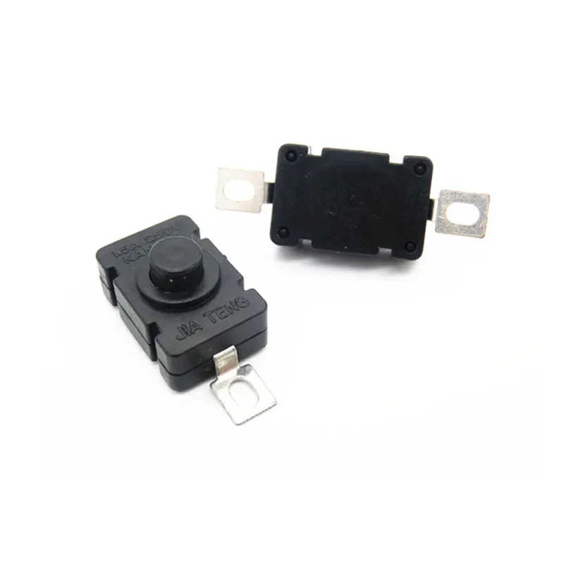 

100PCS/LOT KAN-28 18*12mm 1.5A 250V SMD Self Locking Flashlight Switches Push Button Switch 2P-ON-OFF KAN28