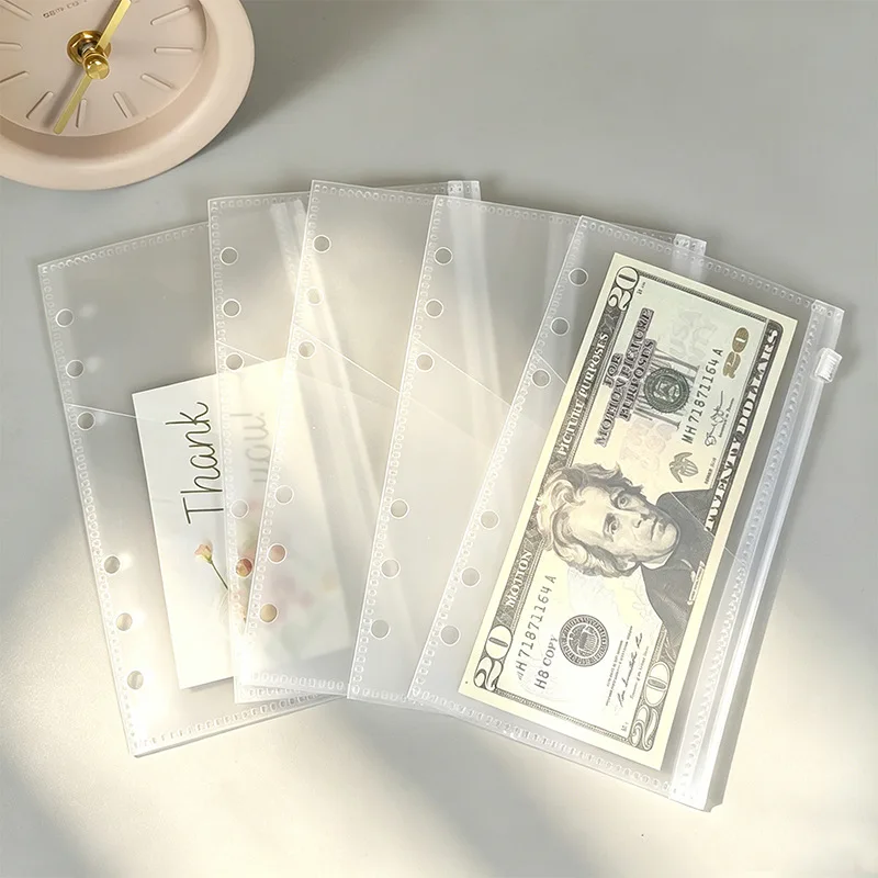 bolsa-de-armazenamento-transparente-a6-pp-de-camada-dupla-com-insercao-inclinada-e-ziper-com-bolsos-duplos