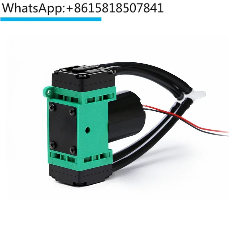 Bomba de diafragma de alta presión negativa de vacío en miniatura de doble cabezal sin escobillas de larga duración 12V bomba de aire de 24V bomba de muestreo COV
