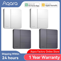 Aqara Z1 Smart Wall Switch Zigbee 3.0 More Control Compatible with Single Live/Neutral Wire Design Supports Mi home HomeKit APP