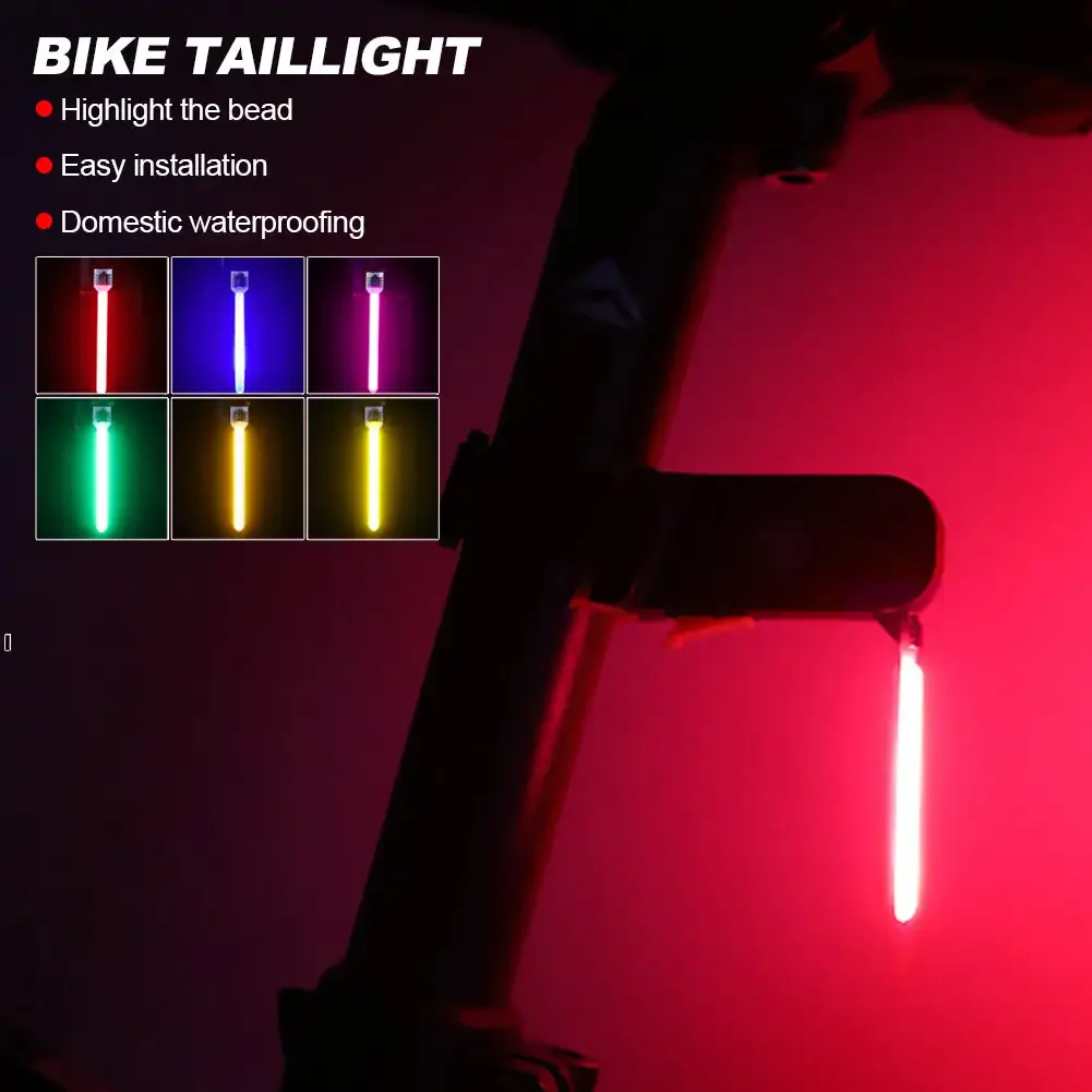 LED Wasserdichte Fahrrad Rücklicht Fahrrad COB Rücklicht Fahrrad Rücklicht Warnleuchten USB Aufladbare MTB Rennrad Zubehör