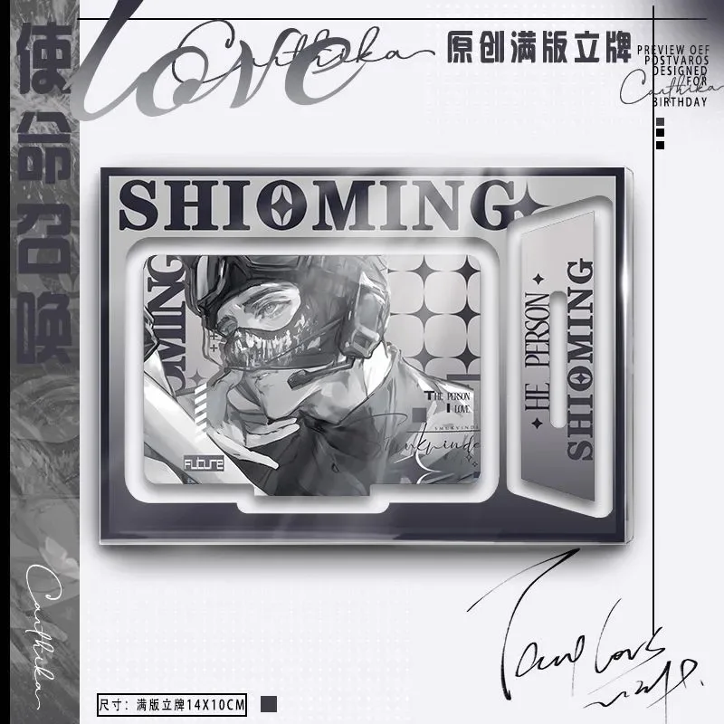 Call of Duty Original Full Version Cosplay Standing Card Keegan Giving Friends Desktop DIY Acrylic Ornament