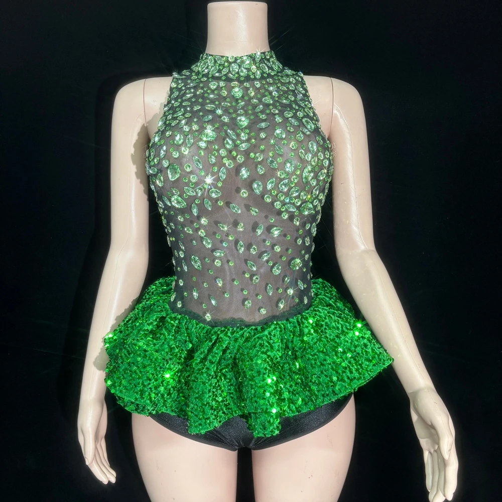 body-de-lentejuelas-y-pedreria-verde-brillante-para-mujer-sexy-transparente-para-actuaciones-baile-cantante-bailarina-espectaculo-ropa-de-escenario