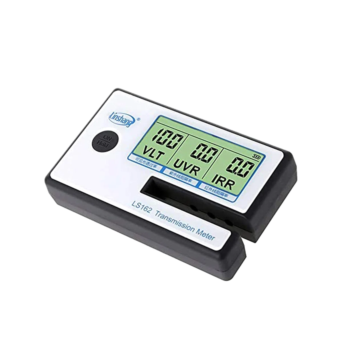 Linshang LS162 Portable Solar Film Tester Meter, Car Window Tint Solar Film Car Transmission Meter Filmed Glass Tester