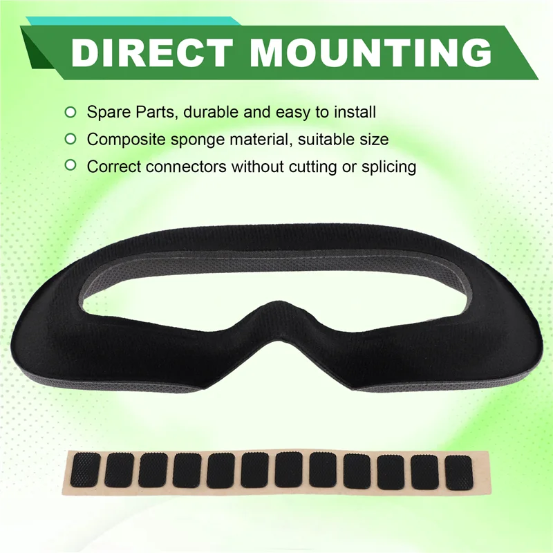 Para gafas DJI 3 máscara de ojos antifugas de luz máscara de esponja compuesta gafas de vuelo 3 máscara de ojos accesorios para drones B