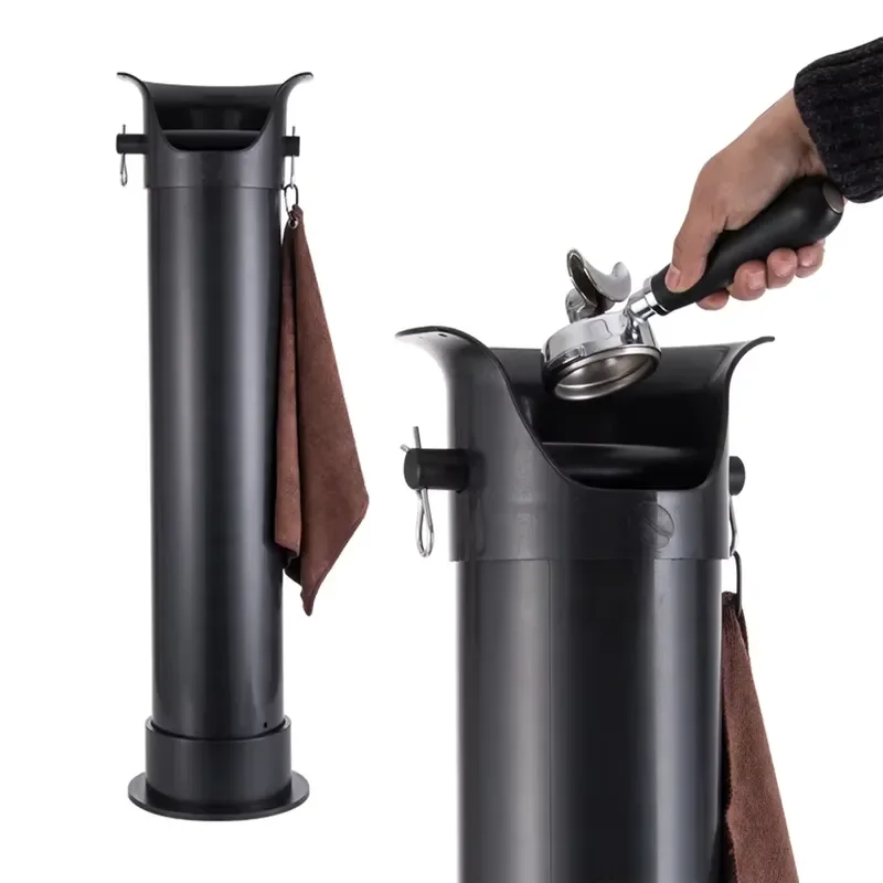 Large Capacity Coffee Knock Box ABS Material Deep Bowl Design Splash Proof Residue Bin for Barista Cafe Accessories Italian