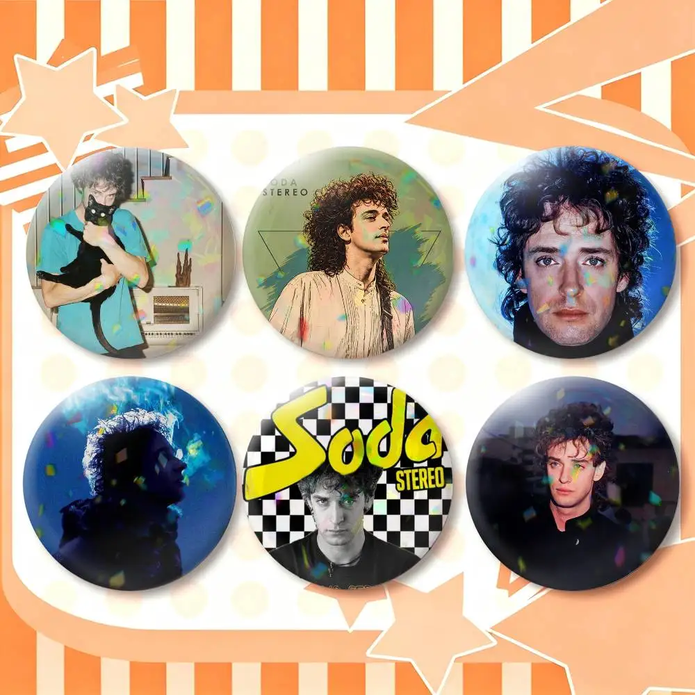 Gustavo Cerati Soda Stereo  25mm 32mm 44mm 58mm 75mm Brooches Badges Pins for Accessories Gift
