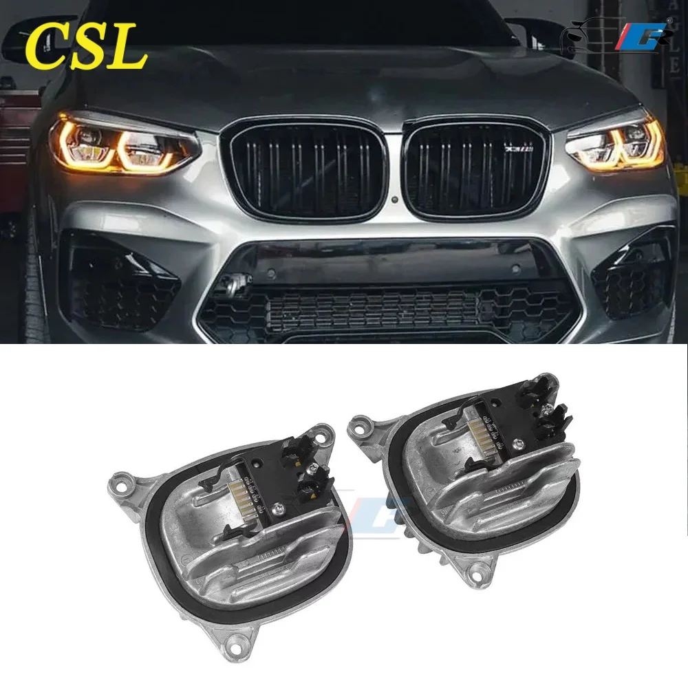 

DeBaoHui CSL Yellow Angel Eyes DRL Boards For 2019-2021 BMW X3 X3M F97 G01 X4 X4M G02 Adaptive Headlight Daytime Running Light