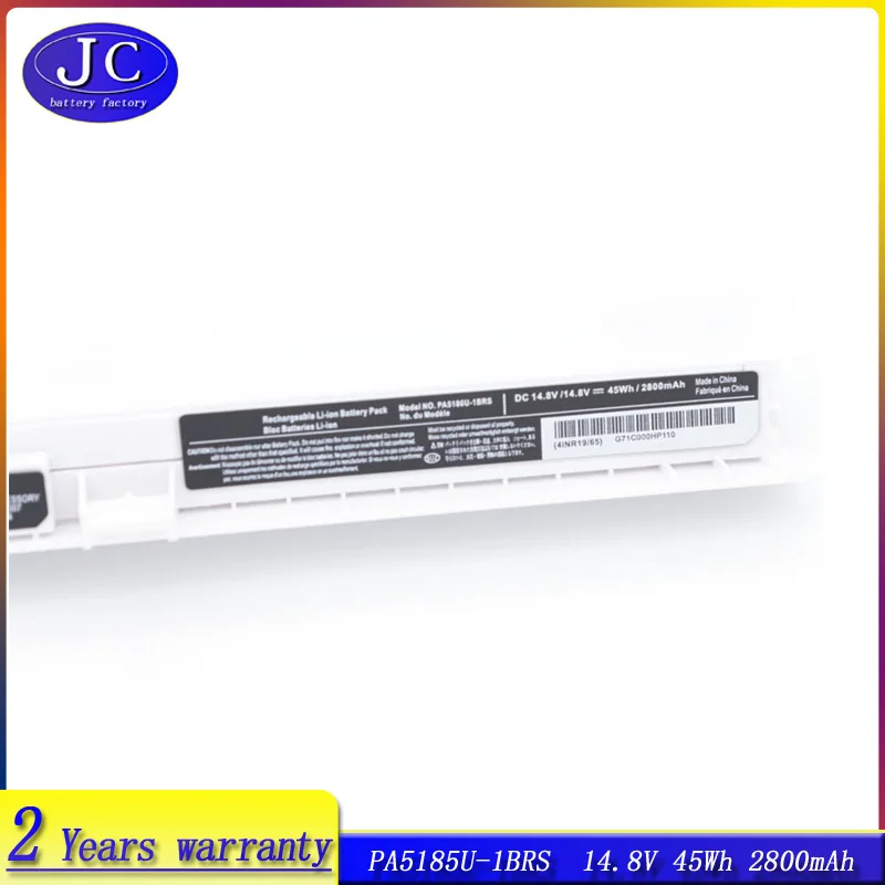 Imagem -03 - Jcljf-bateria para Toshiba Satellite Pa5186u Pa5185u C55 C55d C55t L55 L50-b L55d L55t C55-b C55-b5299 45wh 2800mah