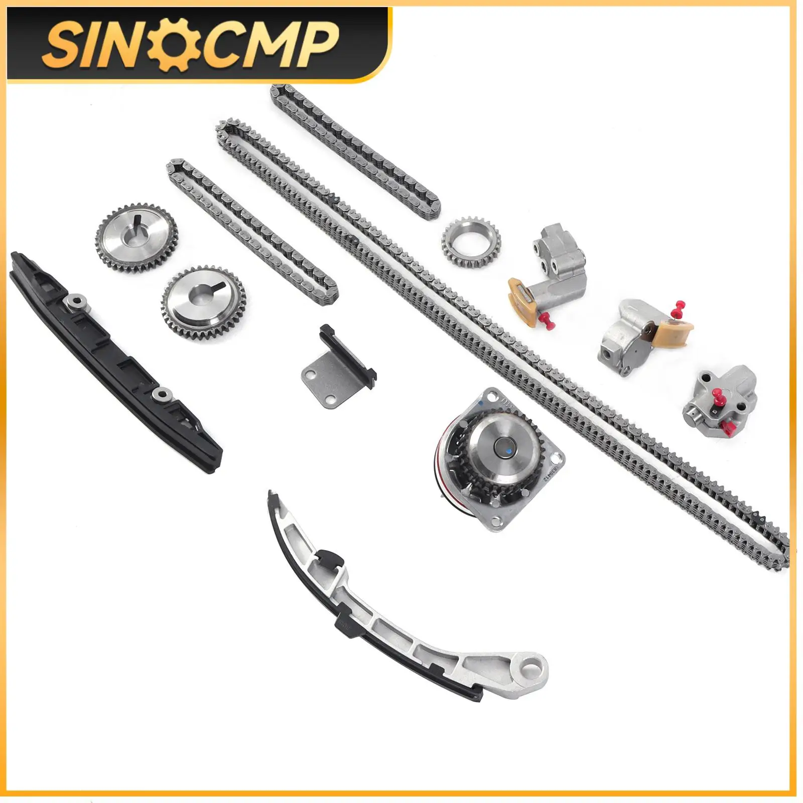 

1Set Timing Chain Kit Water Pump 13024AL510 For 07-12 Infiniti G35 FX35 NISSAN 350Z 3.5L DOHC VQ35DE 13021AL51A 13028AL510