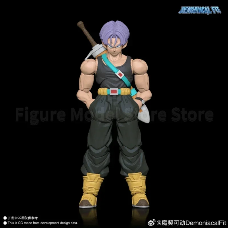 Presale Demoniacal Fit Dragon Ball Z SHF Super Saiyan SSJ Trunks The Boy From  Future Son of Tomorrow Anime Action Figure Toy