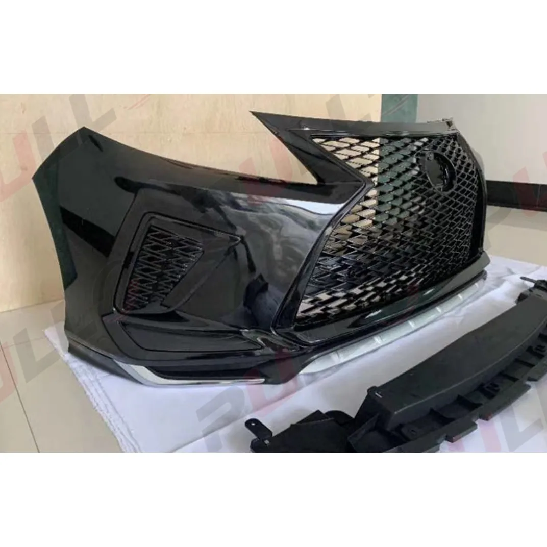 Factory price auto bumper with front bumper assembly with grille for Lexus RX350 2013-2015 change to 2019-2020 F-Sport model