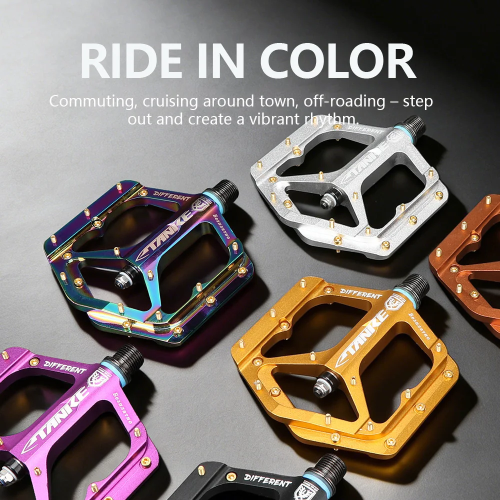

MTB Bike Pedals Sepeda 3 Bearing Mountain Aluminum Alloy Non-slip Super Light Flateform Bicycle pedal Cycling Bike Accessories