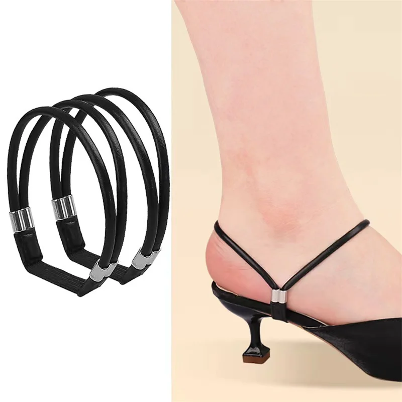 High Heels Shoes Band Anti-loose For Women Anti-loose For Women Shoelaces Anti-drop Heel Straps Belt Drill Elastic Fixed Belts