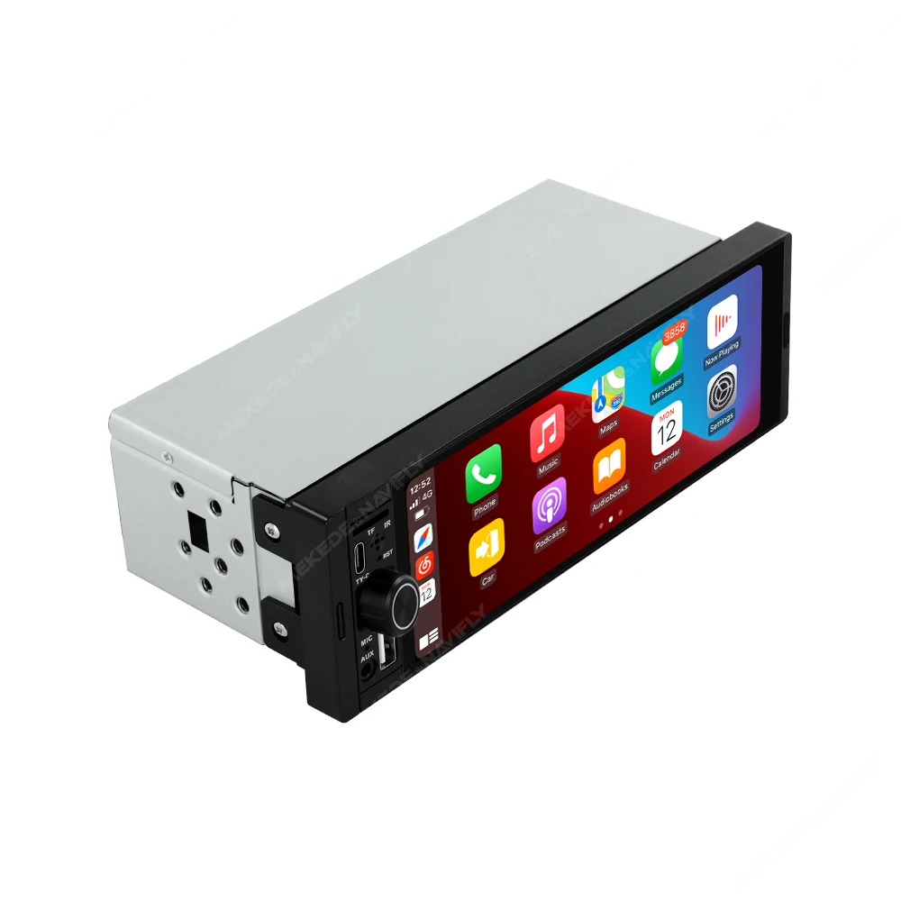 MEKEDE OD8 1din MP5 Player 6,86 Zoll Autoradio Drahtlos oder verdrahtet Carplay Android Auto Universal Touchscreen MP5 Multimedia Video Player FM Radio DVD Bluetooth Stereo USB AUX Play Funktion SWC