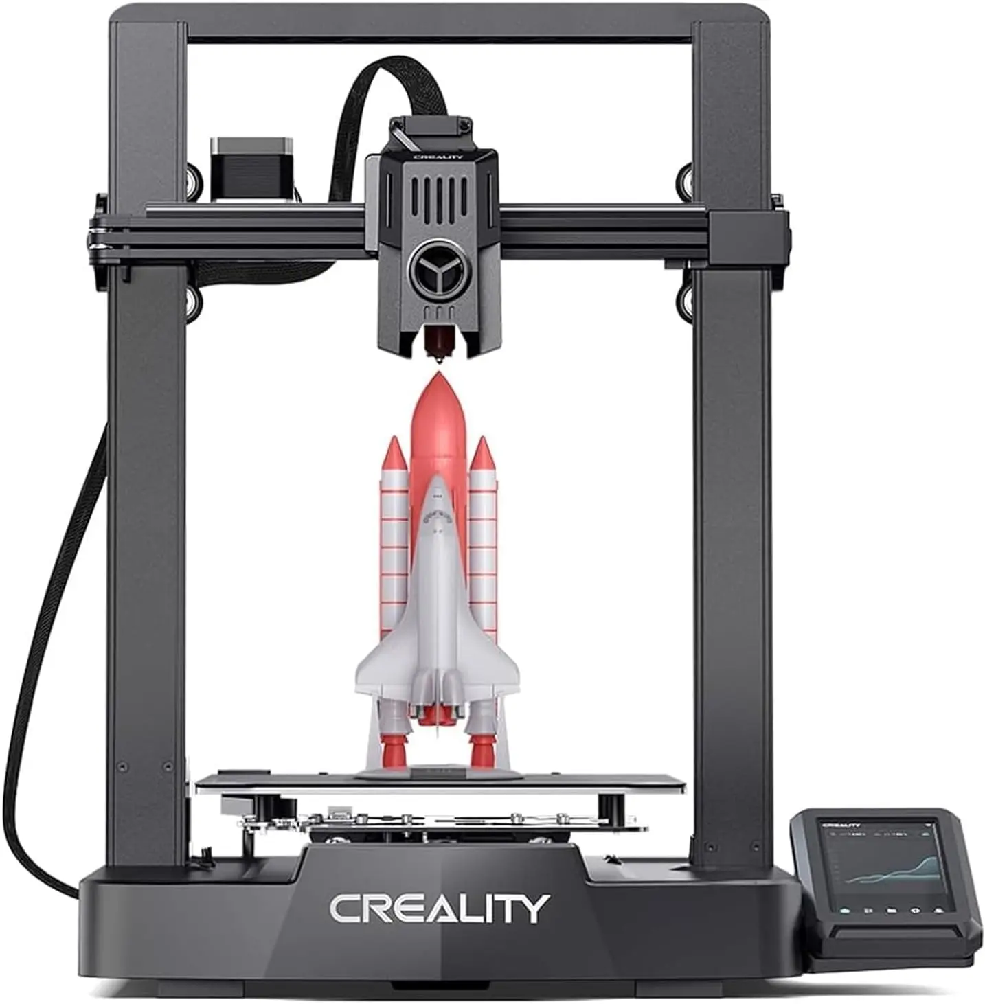 

Creality Ender 3 V3 KE 3D Printer, 500mm/s Max High-Speed 3D Printers with Auto Leveling, Dual Cooling, Smart UI and Dual Z-axis