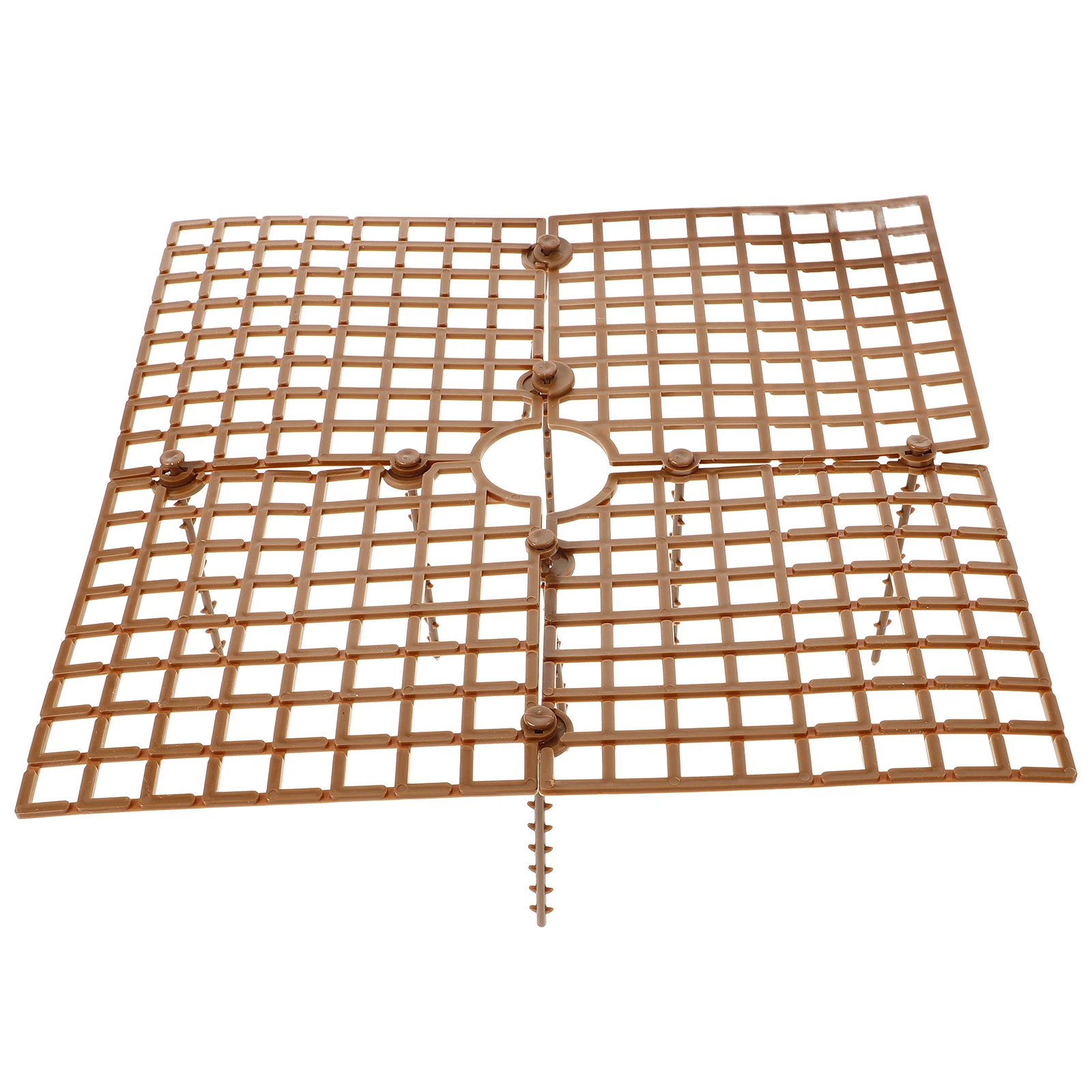 

Compact Lightweight Plant Pot Grid Cover Protector Wear Resistant for Gardens Offices Malls Gift Gardening Lovers