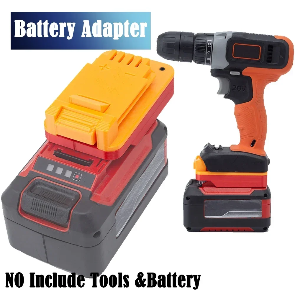 

Adapter For Ozito 18V Lithium Battery Converter to for BLACK+DECKER 20V Power Drill Tool Accessories (No Battery)