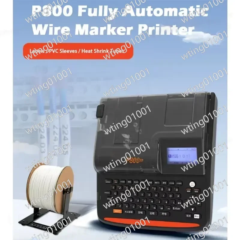 for P800 Number Tube Printer Wire Marking Machine PVC Sleeve Sticker Heat Shrink Tube Automatic Multi-functional Coding
