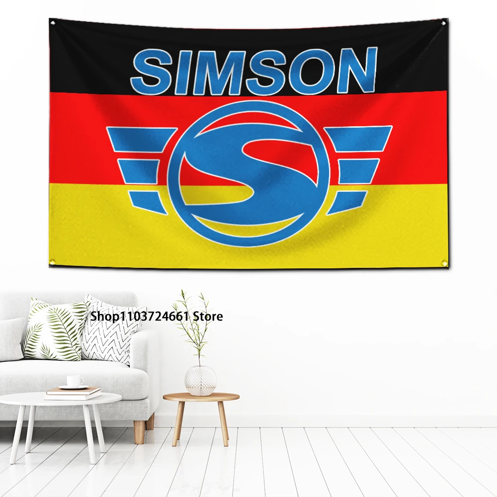 60x90cm Simsons Flag Polyester Digital Printing Banner for Garage Wall Art Out Door Decoration