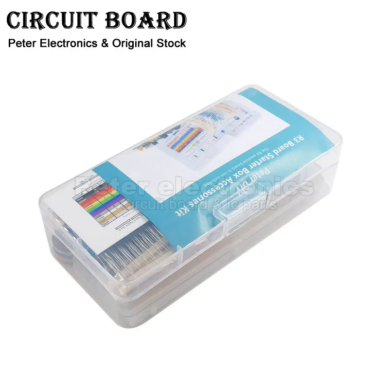 Imagem -06 - Diy Electronic Project Starter Kit com Caixa Arduino Uno r3 Conjunto de Componentes Eletrônicos Breadboard 830 Tie Points