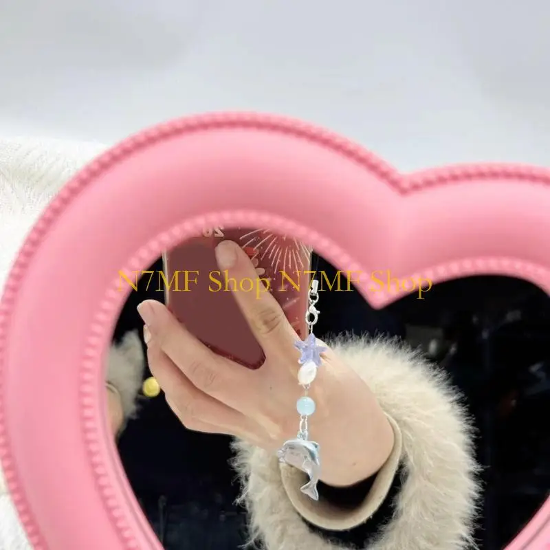 N7MF Bag Pendant Bowknot Phone Charm Star Phone Chain Perfect Gift for Women and Girl