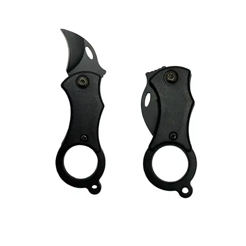 Mini Tilki Kolye Çakısı Açık Hava Taşınabilir Savunma Kartal Pençesi Katlanır Bıçak Ev Seyahat Açılır Kutu Anahtarlık Katlanır Bıçak