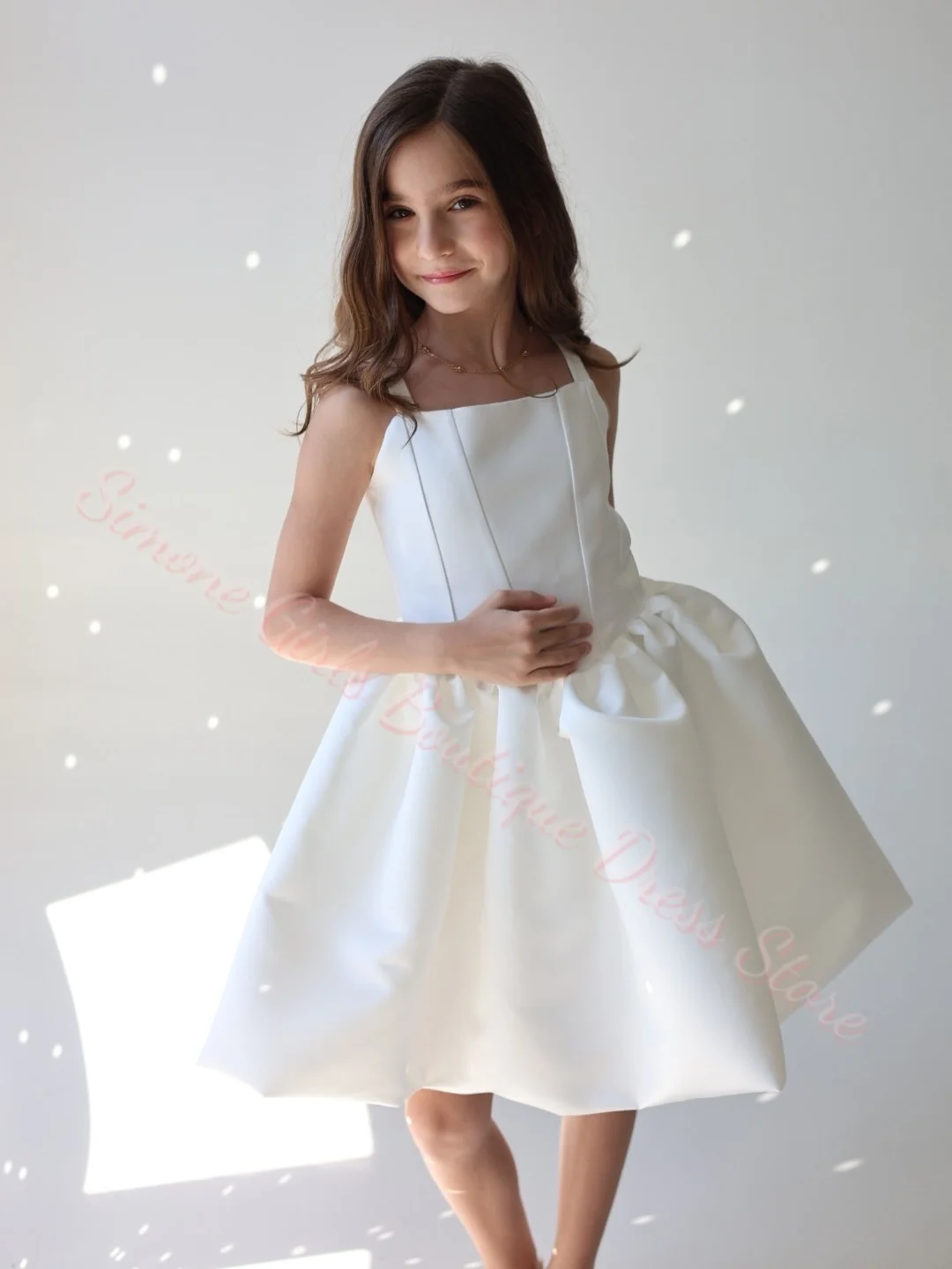 elegant-lovely-customized-white-flower-girl-dress-for-wedding-sleeveless-satin-birthday-party-first-communion-gown