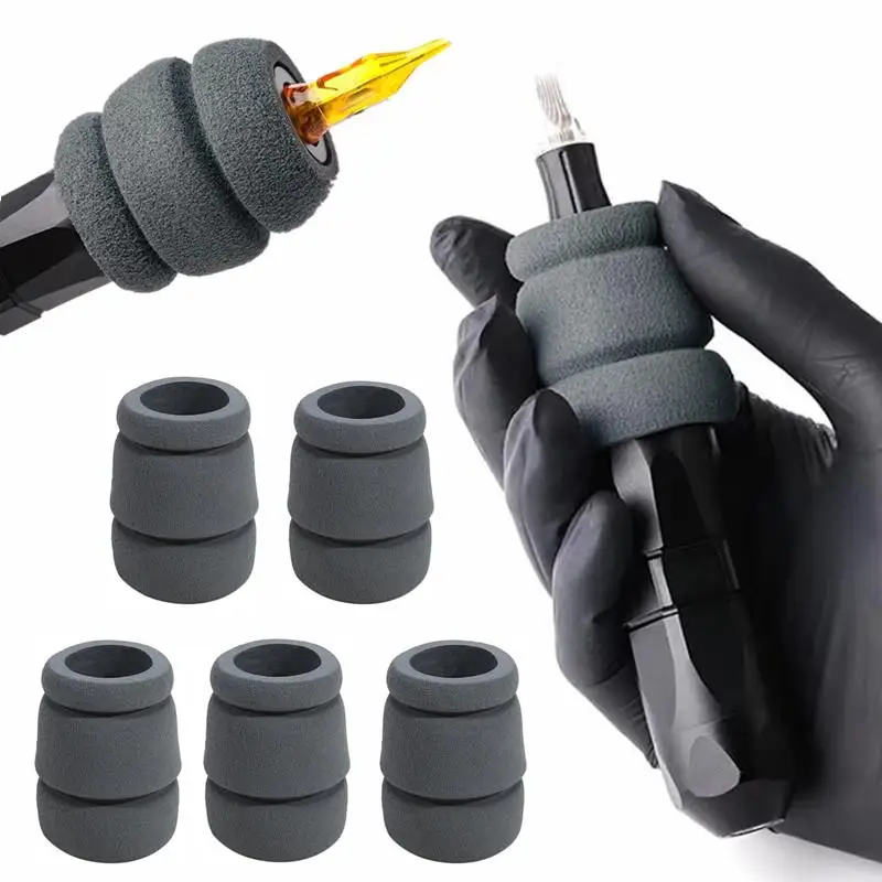 

5Pcs 31/41mm Memory Foam Tattoo Grip Cover Machine Pen Tool Sponge Accessory