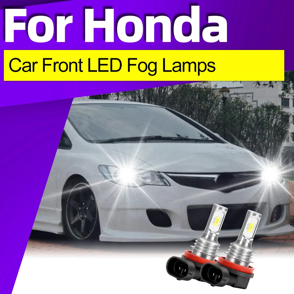 

2PCS 12V H8 H11 LED Fog Lights 15000LM Lamp Bulbs Canbus For Honda Accord Civic CR-V Odyssey Pilot Ridgeline Fit Car Accessories