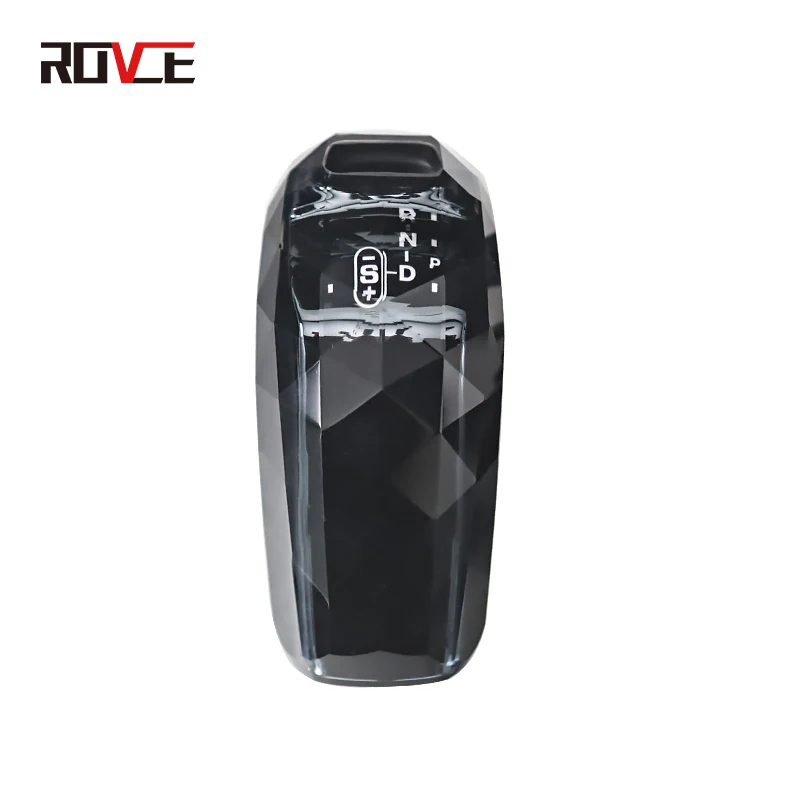 ROVCE Crystal Gear Shift Knob Shifter Lever For Land Rover Range Rover Sport/Evoque/Discovery/Jaguar XEL 2014-2022 Shift Handle