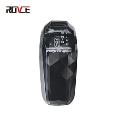 ROVCE Crystal Gear Shift Knob Shifter Lever For Land Rover Range Rover Sport/Evoque/Discovery/Jaguar XEL 2014-2022 Shift Handle