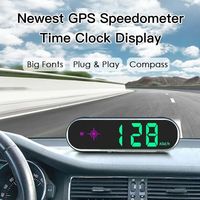 HUD Car Head Up Display Universal Colorful Car Speed Display Windshield Durable KMH/MPH GPS Digital Speedometer