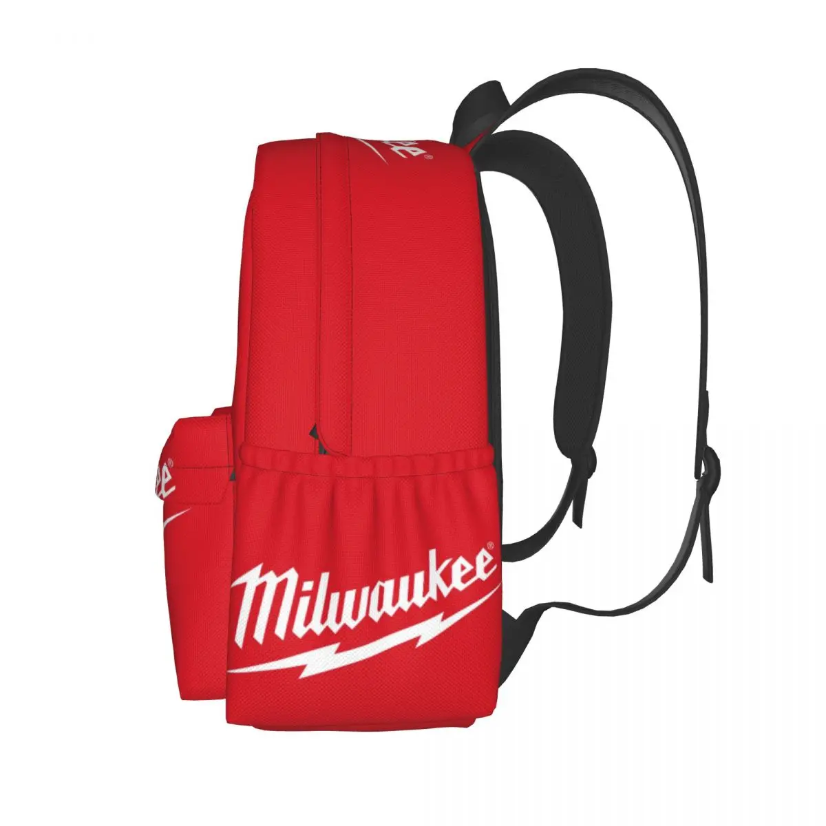 Popular W-milwaukeed Logo Student School Bookbag Canvas Daypack Elementary High College Travel Bags 17in