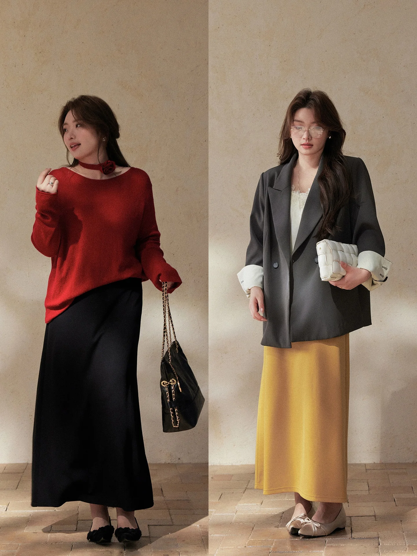 

High Waist Knitted Elastic Hong Kong Style Half Skirt Large Size Women's Fashion Versatile Lazy Skirt Commute Loose Fit Polye...