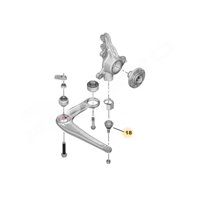 9834599080 for Peugeot EXPERT Traveller 2.0 HDI Die.sel Lower Control Arm Triangular Arm Ball Joint 98 345 990 80 1pc Brand New
