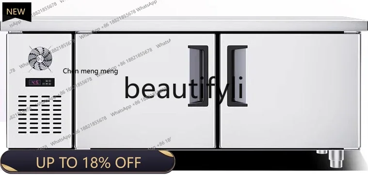 

Z189 Commercial refrigerator freezer flat freezer console fresh-keeping kitchen refrigeration workbench