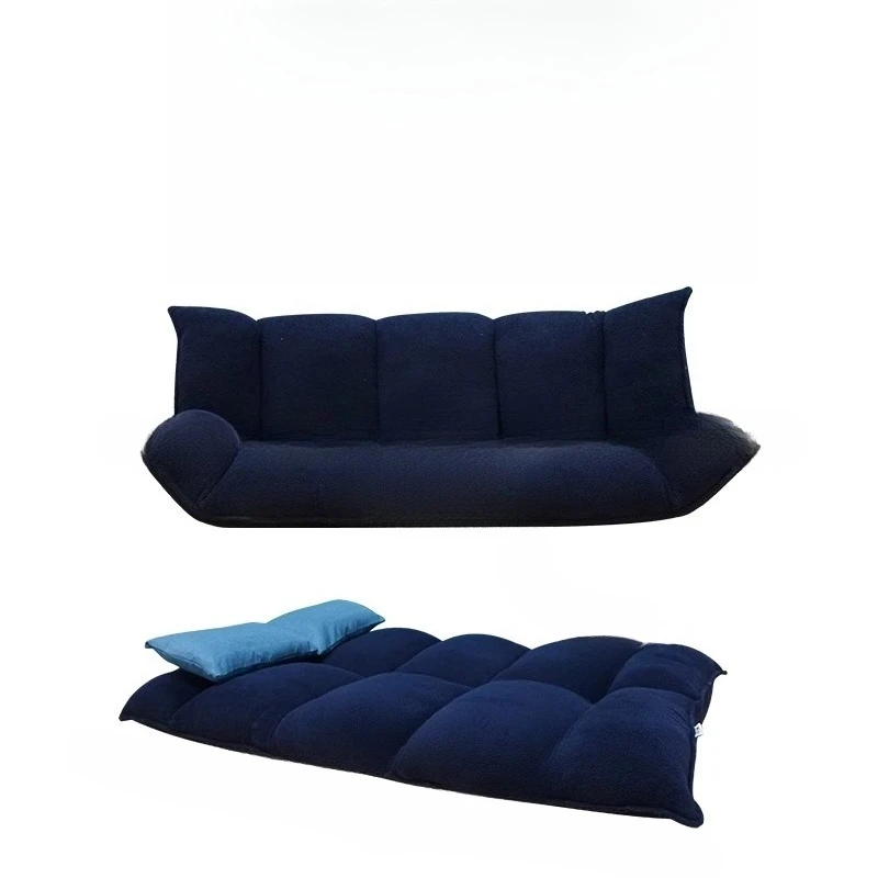 

Japanese-style floor-to-ceiling lazy sofa can sleep and lie down three-person folding bedroom small apartment