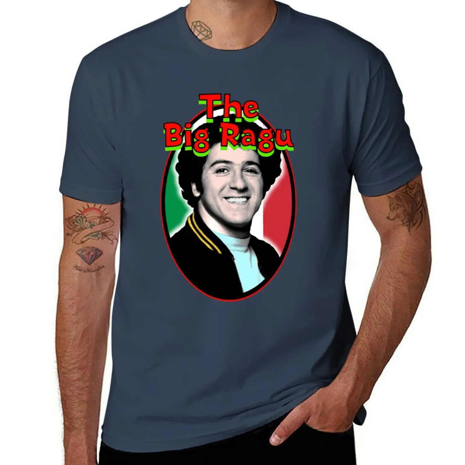 

Laverne Shirley, The Big Ragu Classic T-Shirt Daily Casual Short Sleeve Tee Shirt