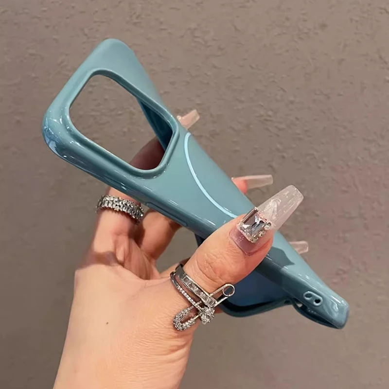 Originality Glossy Solid Color Magsafe Magnetic Case for iPhone 16 15 14 13 12 11 Pro Max Plus Fall Prevention Shockproof Cover