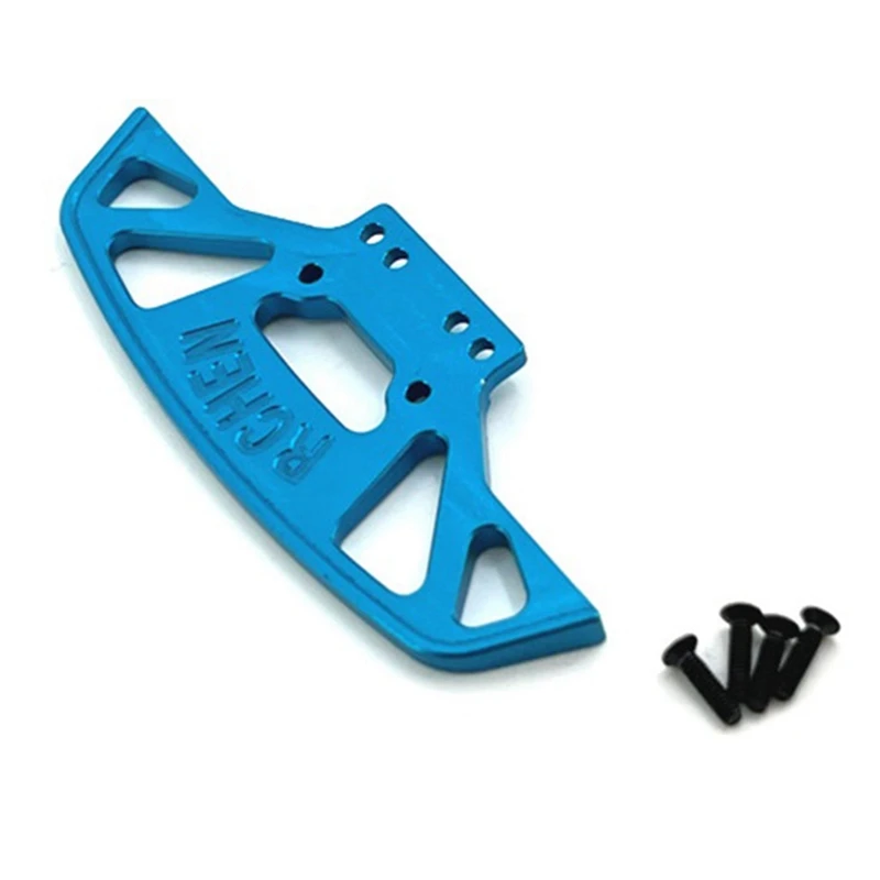 Suitable For 1/28 284010 284131 K989 K969 RC Car Metal Upgrade Front And Rear Bumper RC Car Parts Blue