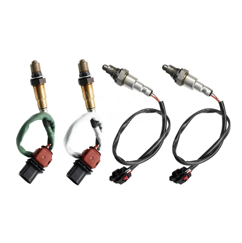 4pcs For Ford F-150 V6 3.5L 2017 2018 2019 2020 Up Downstream Oxygen O2 Sensor 4 & 5 Wires 234-5174 234-5713 234-8017 234-4961