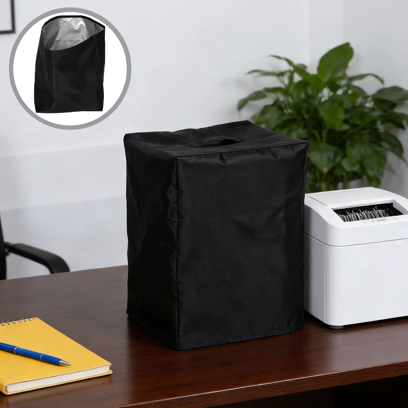 

Oxford Fabric Shredder Dust Cover Protective Sleeve Uv Shield Paper Shredder Protector Home Office Dust Resistant Machine Cover
