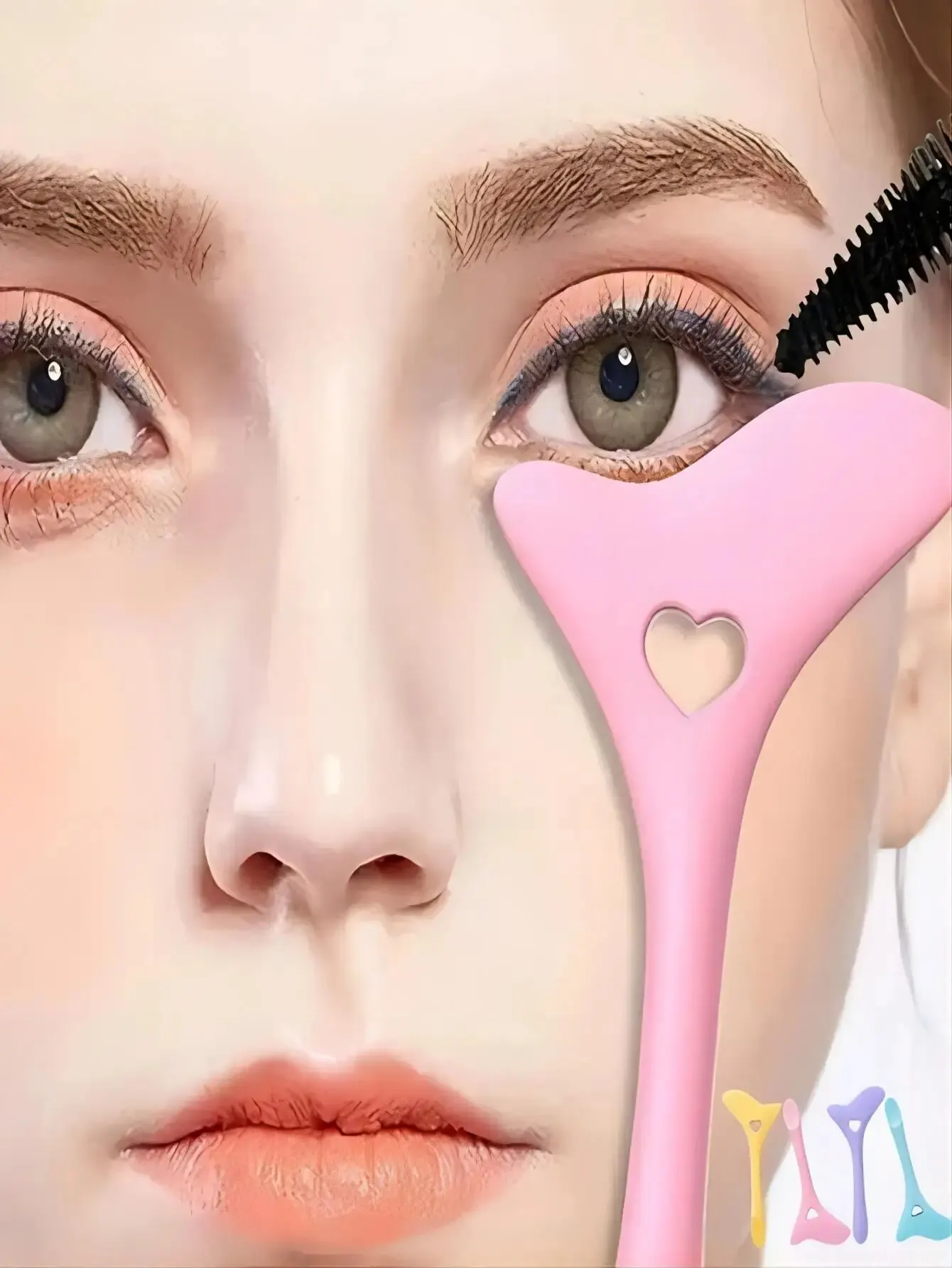 متعددة الوظائف كحل الاستنسل الجناح نصائح سيليكون كحل المعونة Marscara رسم أحمر الشفاه يرتدي المعونة أدوات ماكياج قابلة لإعادة الاستخدام #3