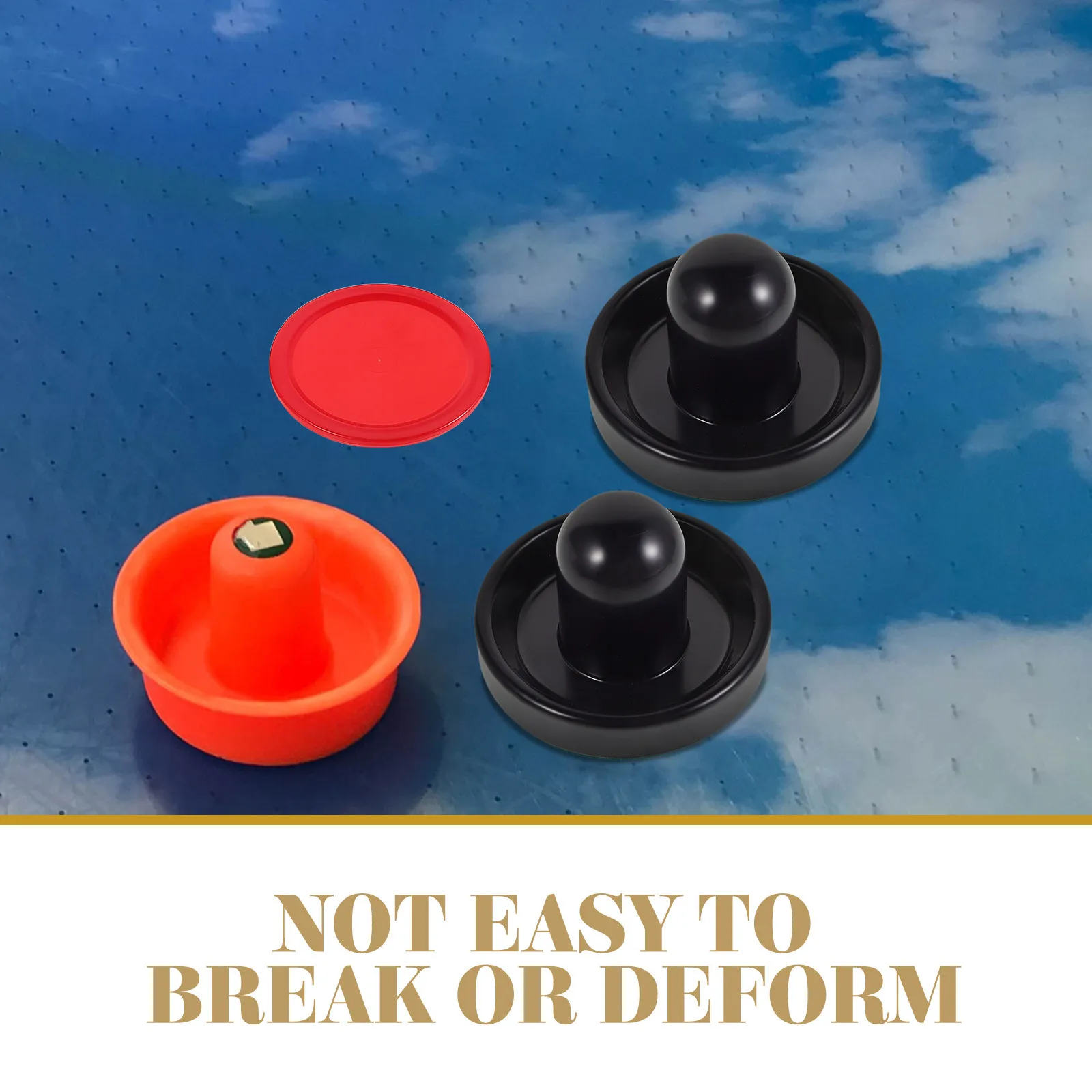 

Air Hockey Push Handle and Puck Kit for Seamless Performance Accessories for Game Tables Indoor Recreation