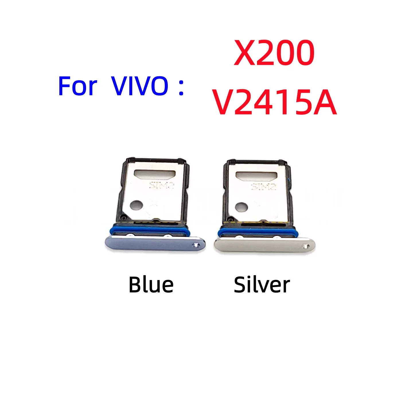 SIM Card Tray chip slot card Holder For Vivo X200 X200S X200Pro X200Promini X200Ultra Repair Parts Socket drawer chip card tray