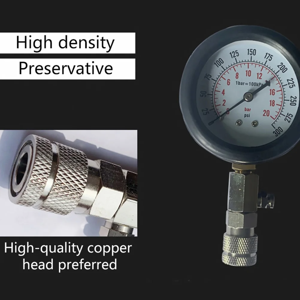 Manómetro de mesa de inspección de cilindros para medidor de diagnóstico de motor de gasolina automotriz