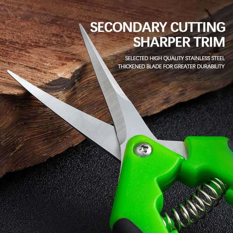 مقص تقليم 6.5 بوصة للنباتات، قطع نباتات البونساي والأواني، مثالي للبستانيين، يوفر الوقت والجهد #2