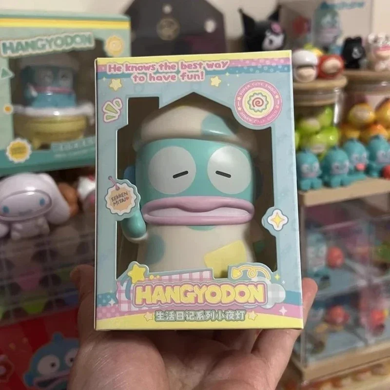 

Anime Hangyodon Fish Ugly Life Diary Series Night Light Desktop Ornaments Toy Bedroom Lamp Wake up light up Decoration Gift