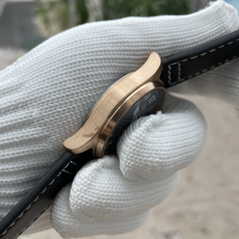 STEELDIVE Men Pilot Watch 39MM Bronze Automatic Mechanical Wristwatch Dive 20Bar Waterproof C3 Green Luminous Sapphire NH35